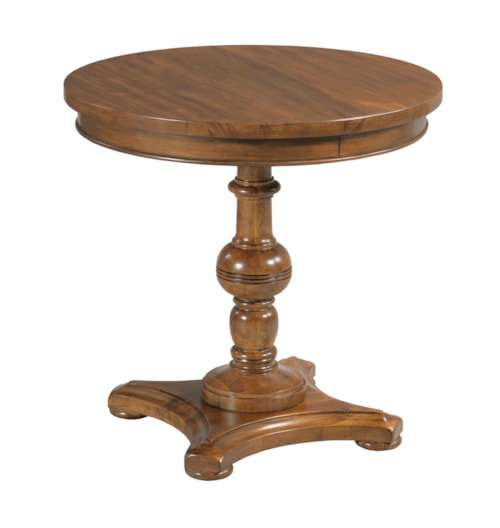 Traditional Round End Table