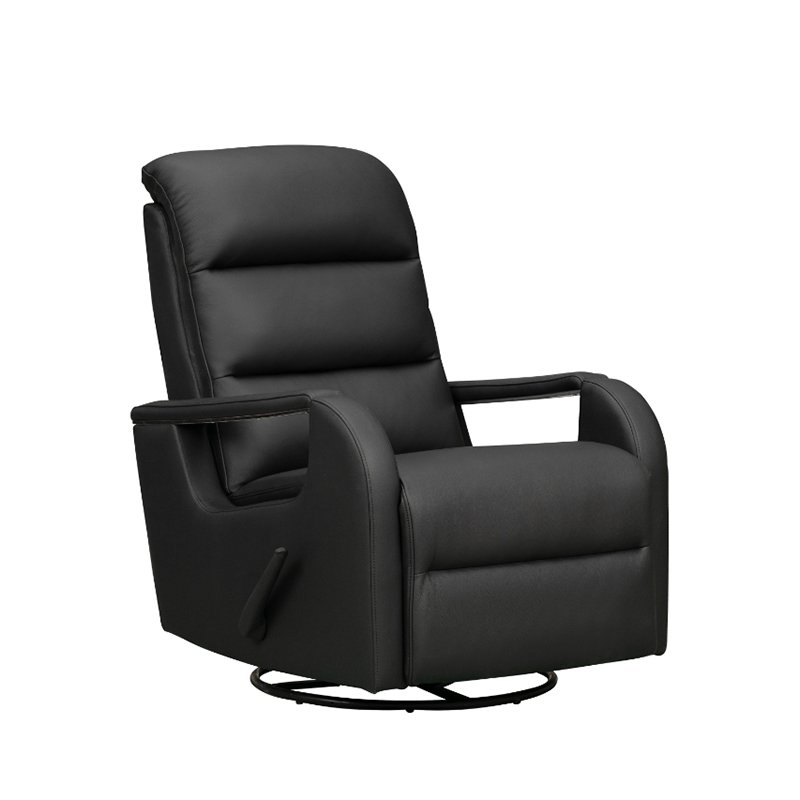 Contemporary Manual Swivel Glider Recliner