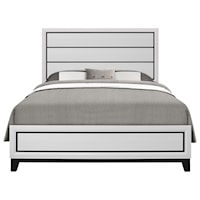 Contemporary Farmhouse Queen Panel Bed