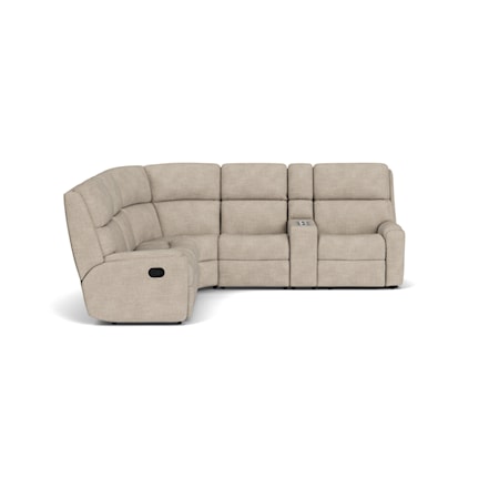 6 Piece Manual Reclining Sectional