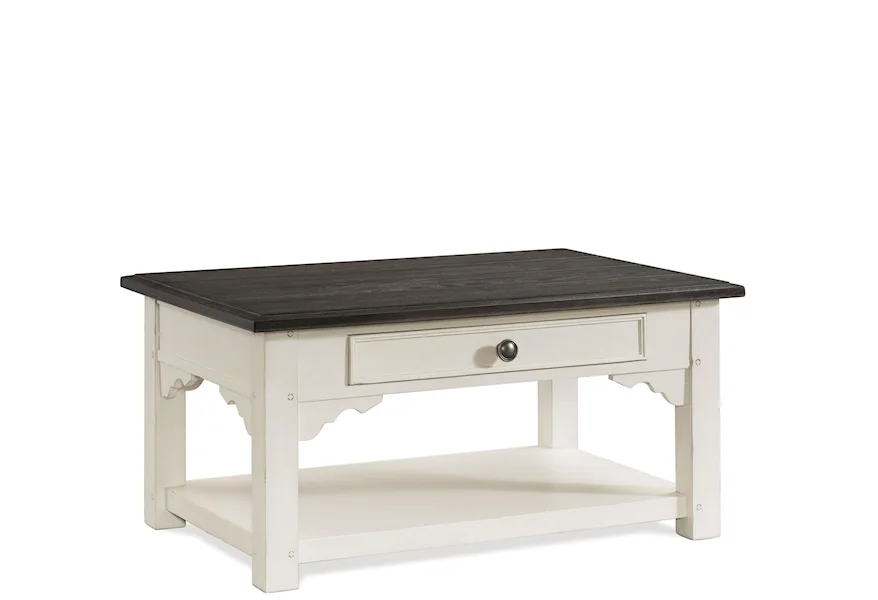 Grand Haven Small Cocktail Table by Riverside Furniture at Powell's Furniture and Mattress