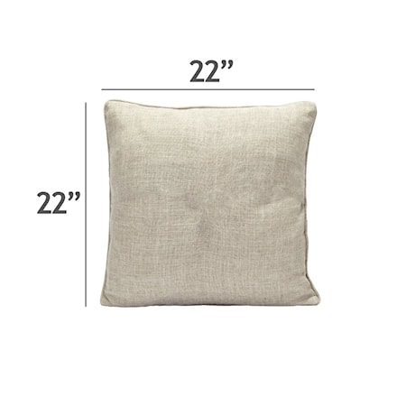 Outdoor Toss Pillow 22x22