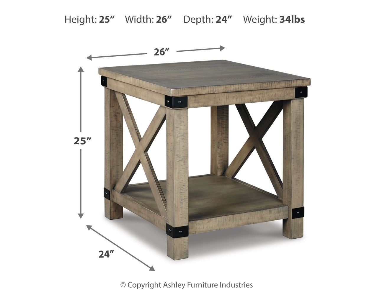 Rectangular End Table