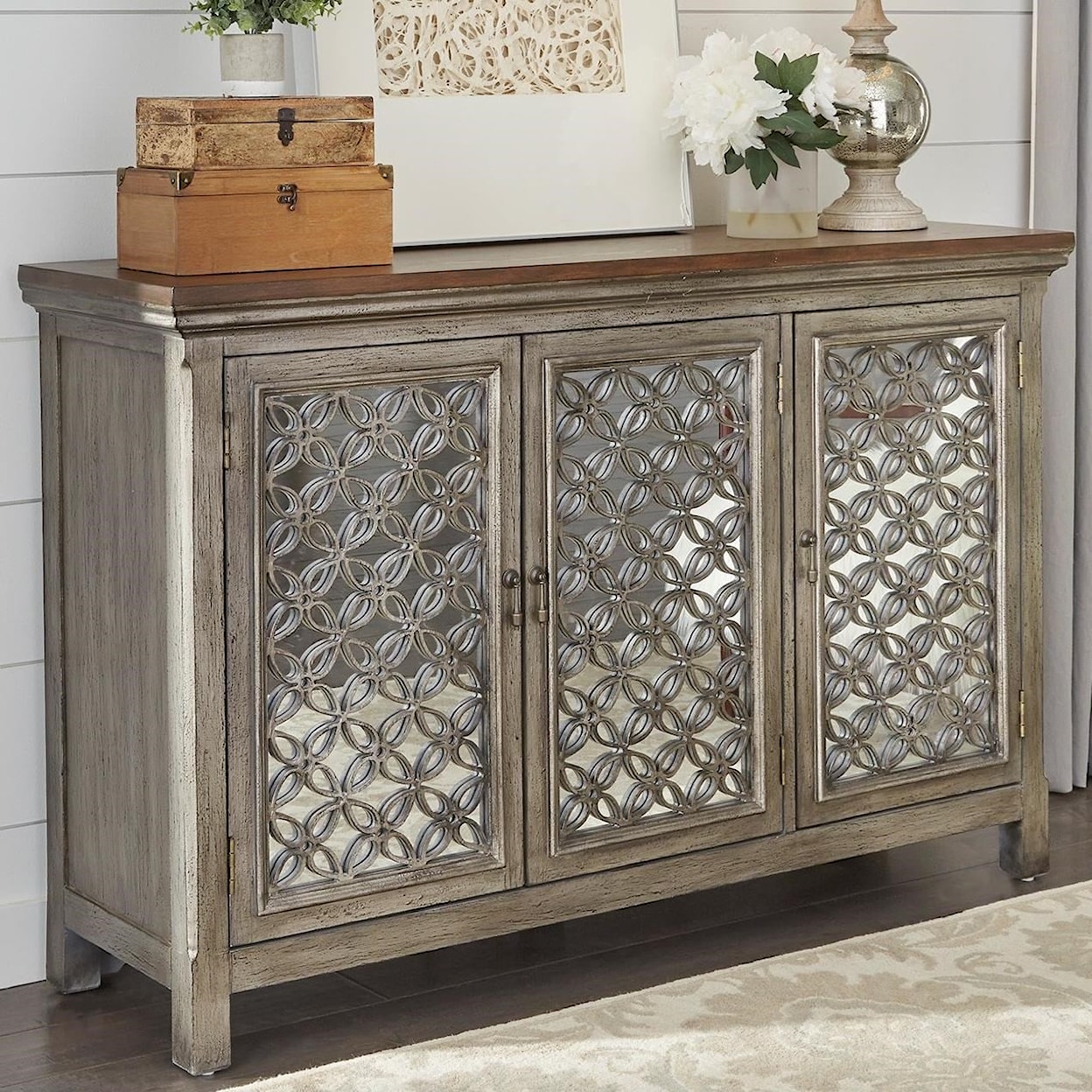 Libby Eclectic Living Accents 3-Door Accent Chest