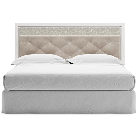 King/Cal King Upholstered Panel Headboard