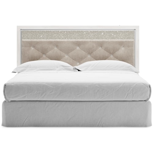 King/Cal King Upholstered Panel Headboard