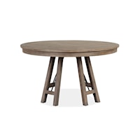 Transitional 52" Round Dining Table