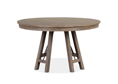 Transitional 52" Round Dining Table