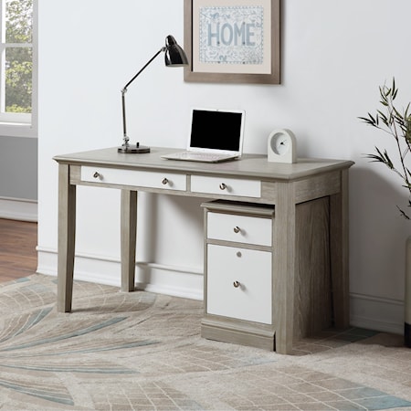 Contemporary Desk & File Cabinet