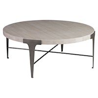 Contemporary Round Cocktail Table