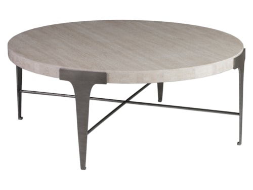 Contemporary Round Cocktail Table