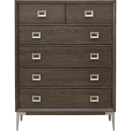 Transitional 6-Drawer Chest