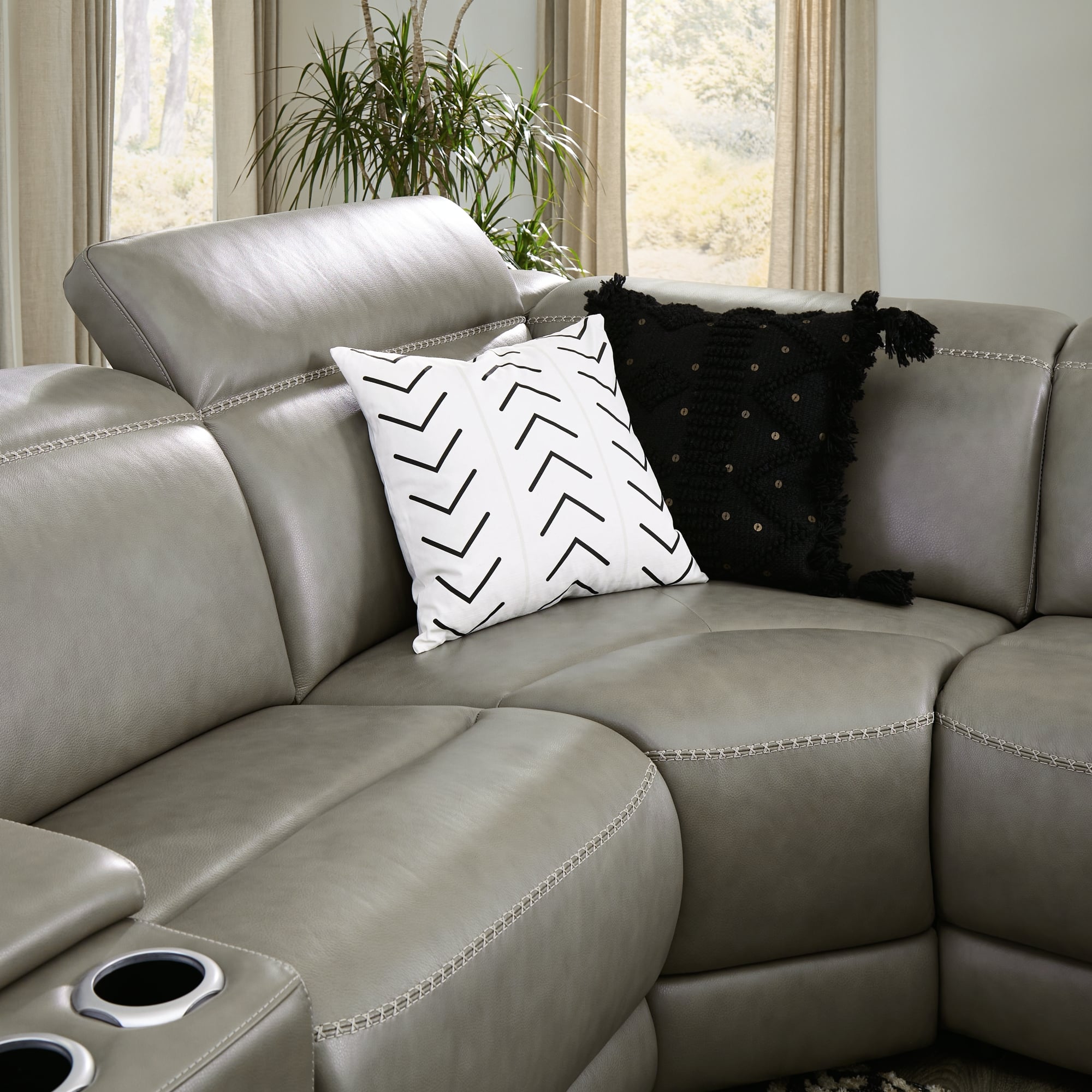 Signature Design By Ashley Correze U94202S5 6-Piece Power Reclining ...