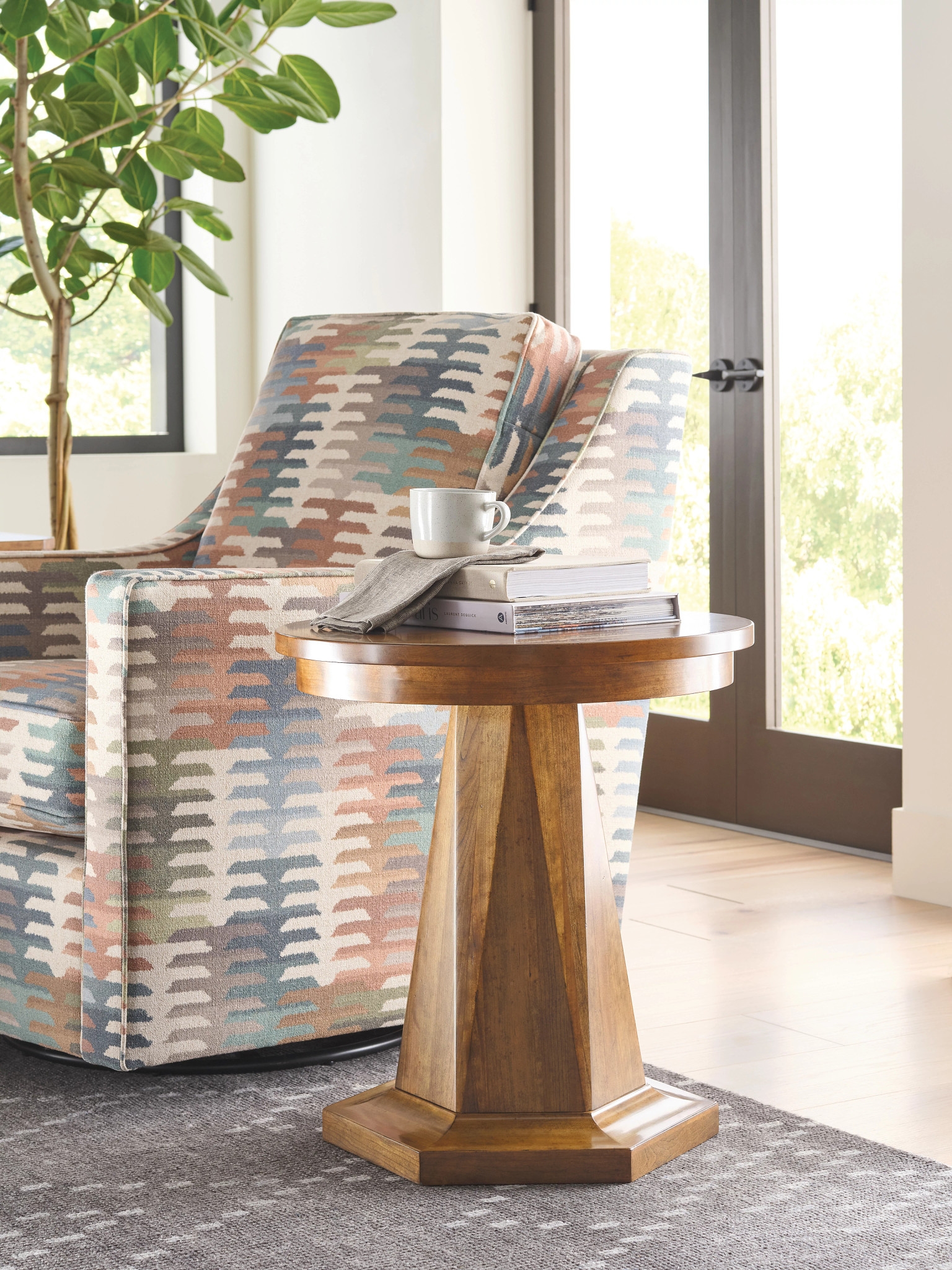 Round Chairside Table