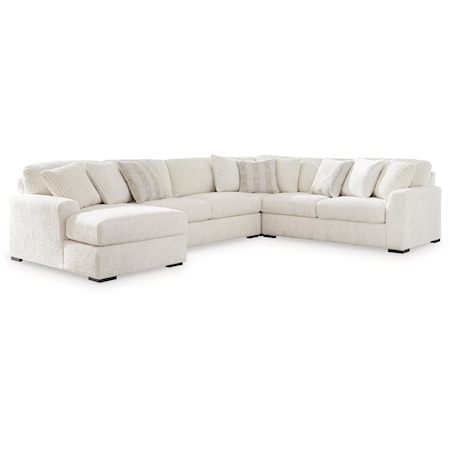 4-Piece Sectional With Chaise