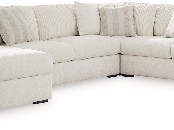 4-Piece Sectional With Chaise