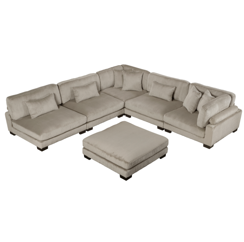 Homelegance Traverse 6-Piece Sectional Sofa