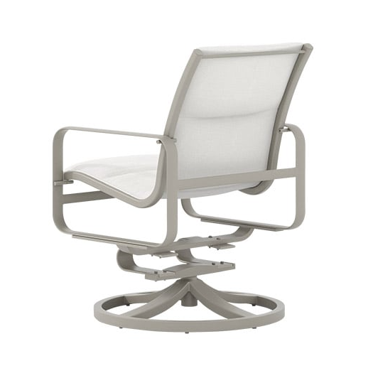 Tropitone Brasilia Low-Back Padded Sling Swivel Rocker