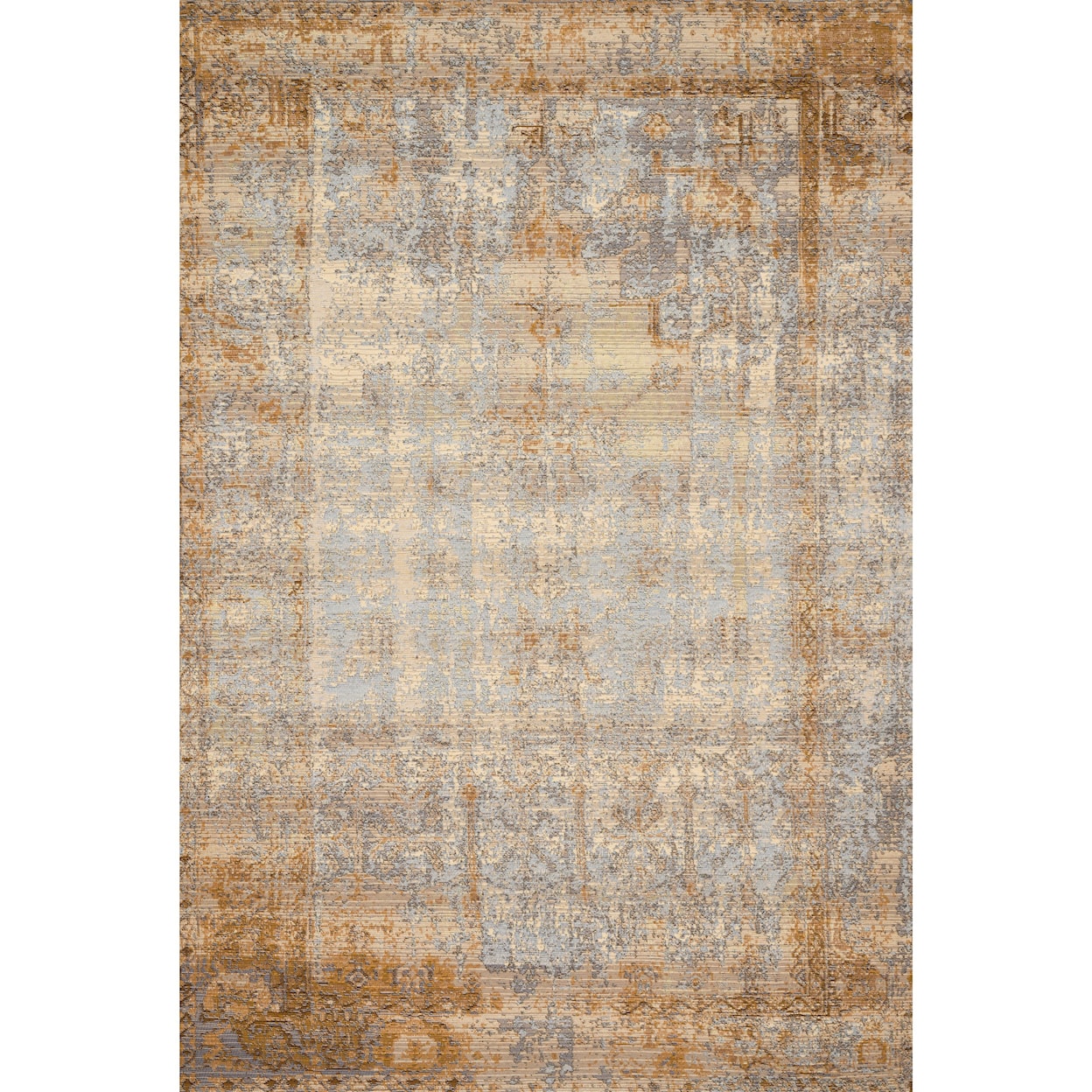 Loloi Rugs Mika 5'3" x 7'8" Ant. Ivory / Copper Rug