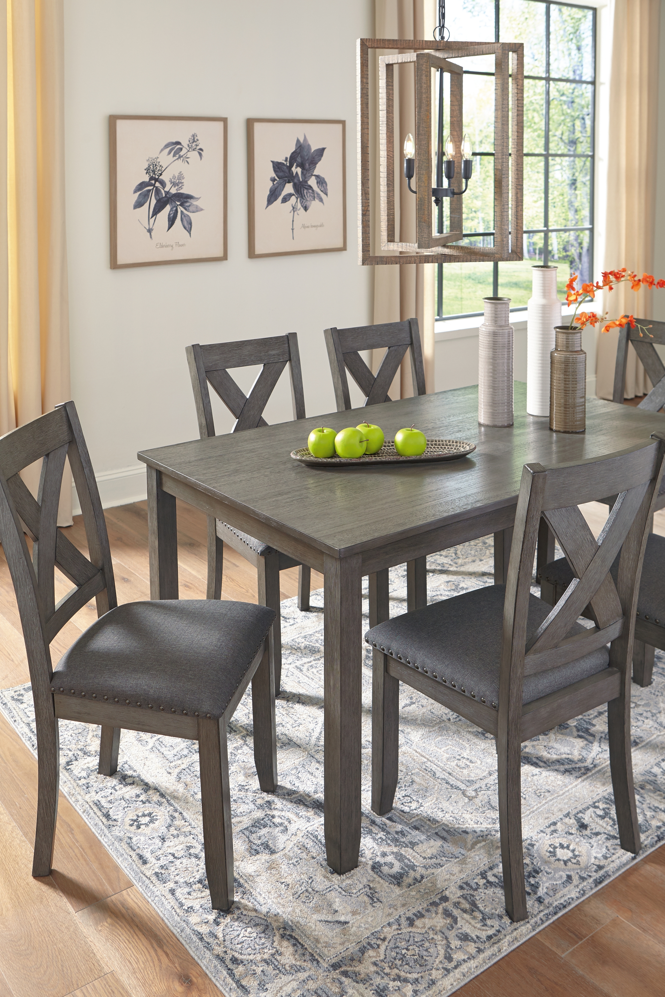 Signature Design by Ashley Caitbrook Rect Dining Table Set (Set Of 7)