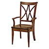 Archbold Furniture Amish Essentials Casual Dining Rowan Dining Arm Chair