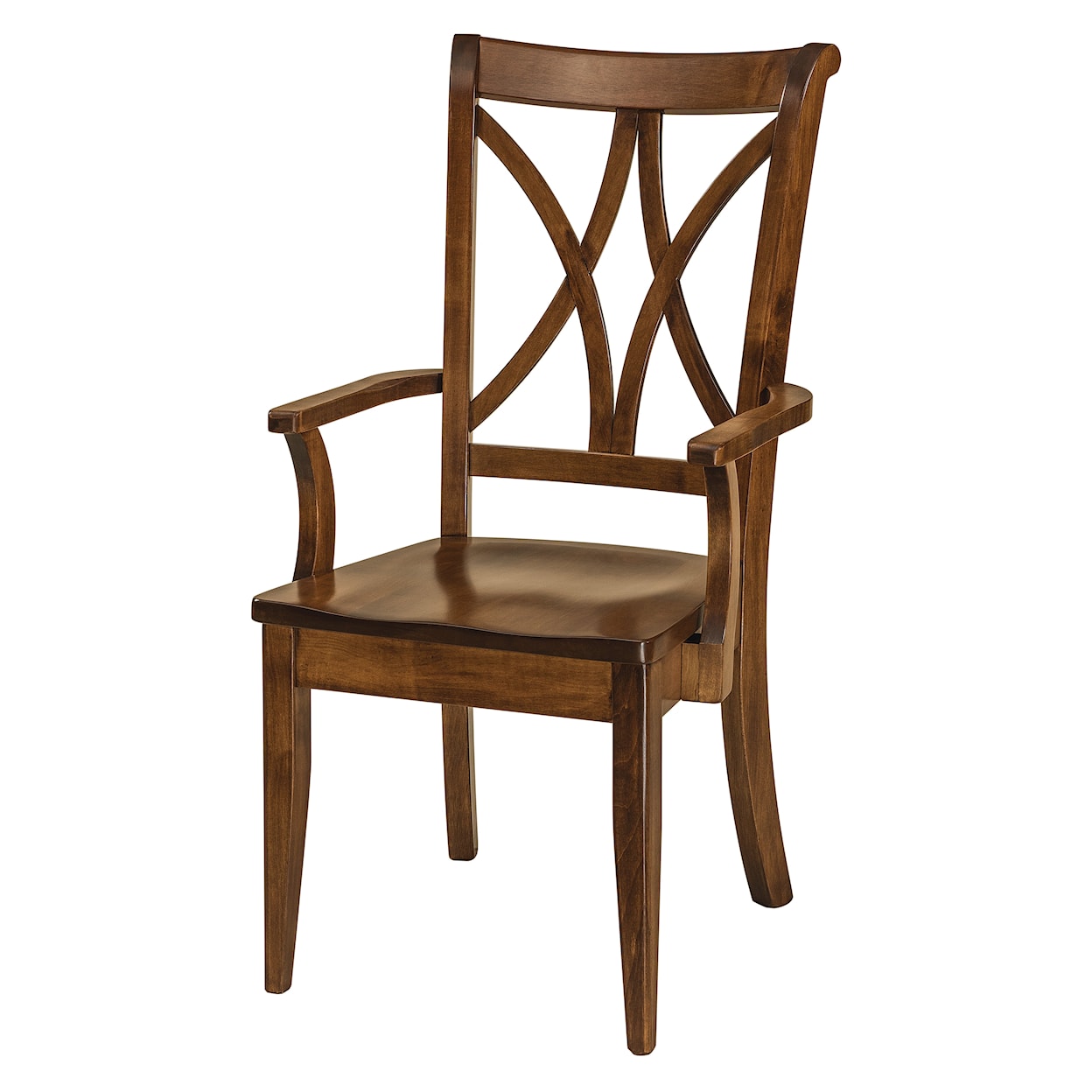 Archbold Furniture Amish Essentials Casual Dining Rowan Dining Arm Chair