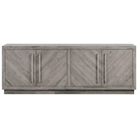 Solid Wood 74" Media Console