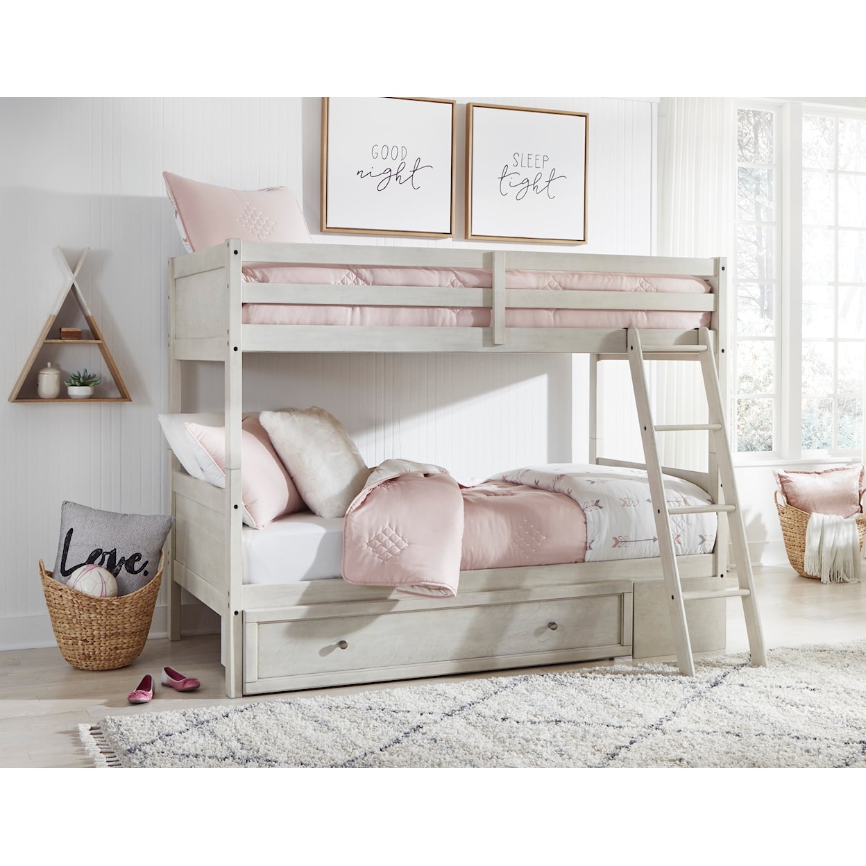 Signature Design by Ashley Robbinsdale Twin/Twin Bunk with Storage