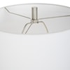 Uttermost Fountain White Marble Buffet Lamp