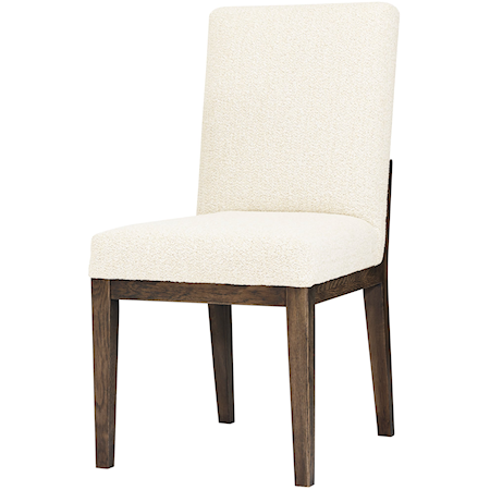 Farmhouse Upholstered Side Dining Chair