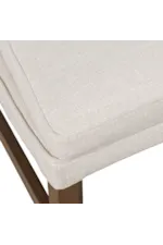 Jofran Carson's Oak Transitional Dining Chair with Upholstered Seat