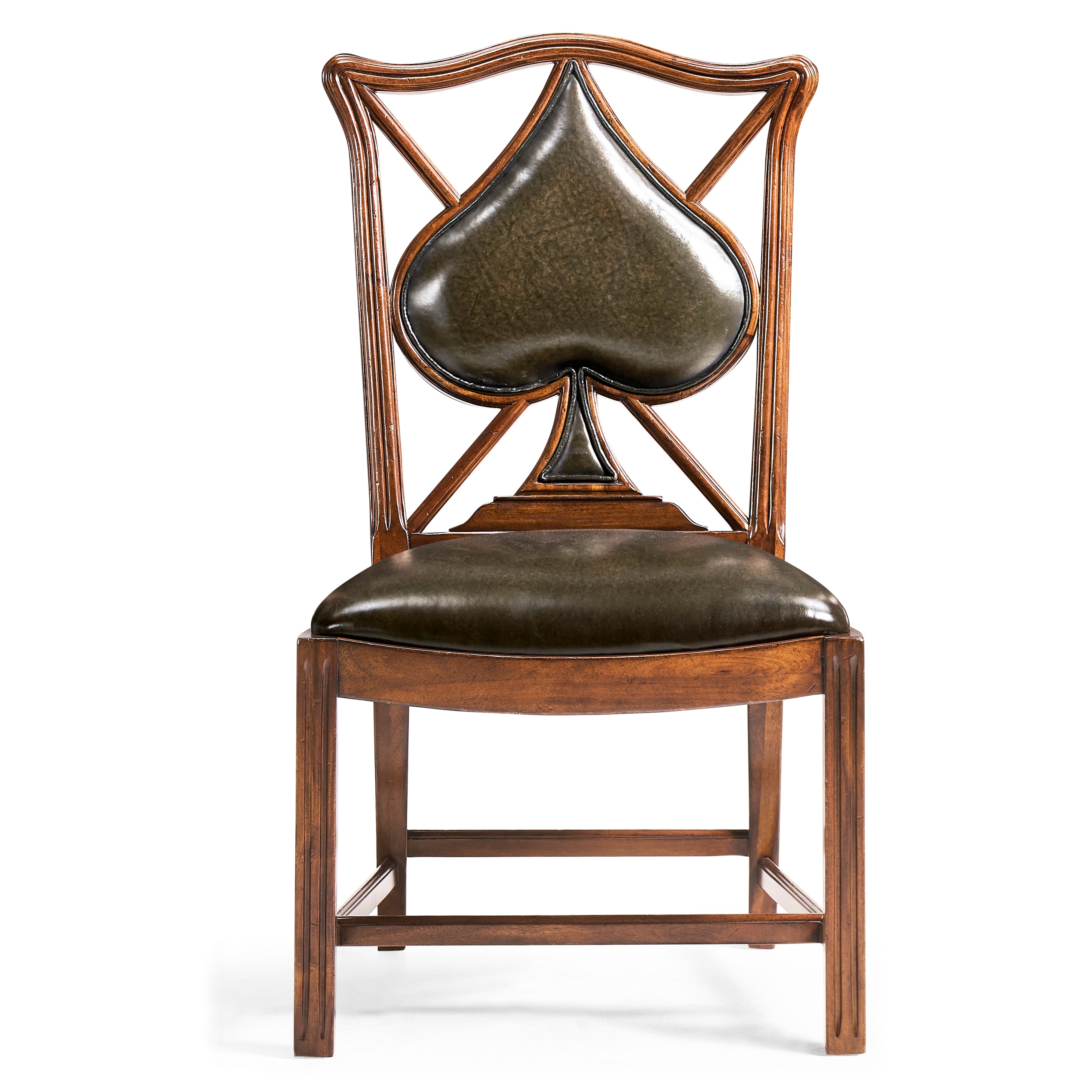 Playing Card "Spade" Side Chair