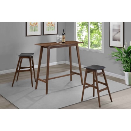 Finnick 3-piece Pub Height Bar Table Set