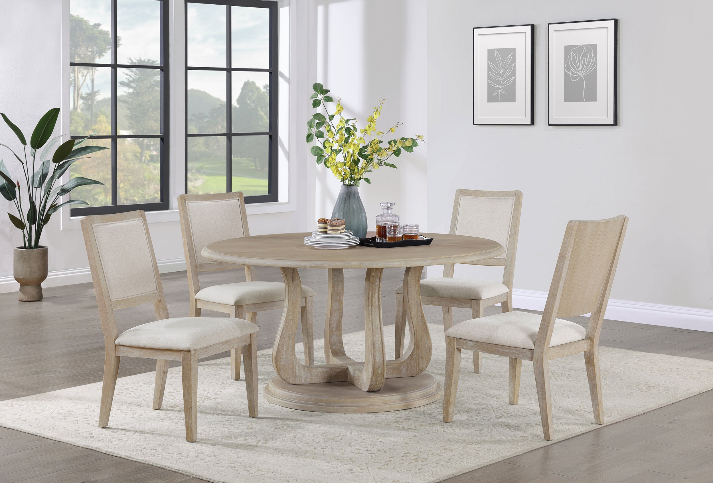 Coaster Trofello Trofello Cushioned Dining Side Chair