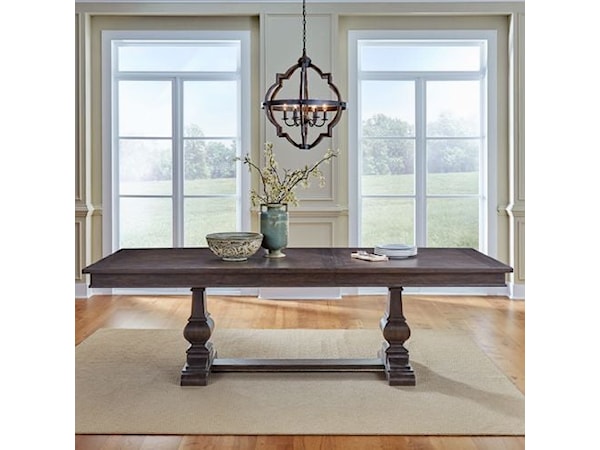 Optional 5-Piece Dining Trestle Table Set