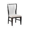 Holland House 6066 Slat Back Side Chair - Black