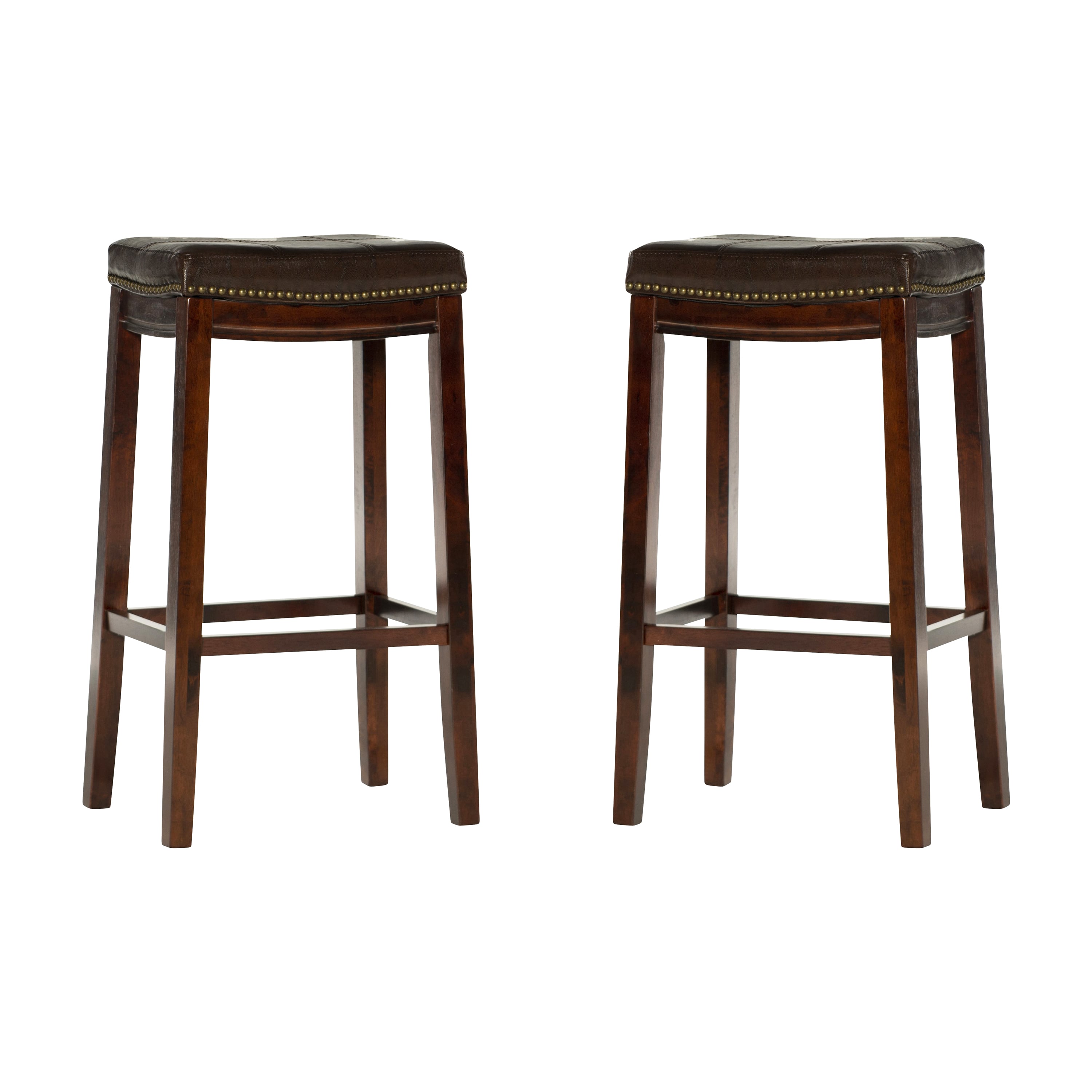 Linon Claridge Upholstered Bar Stool