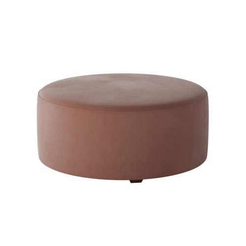 Round Cocktail Ottoman