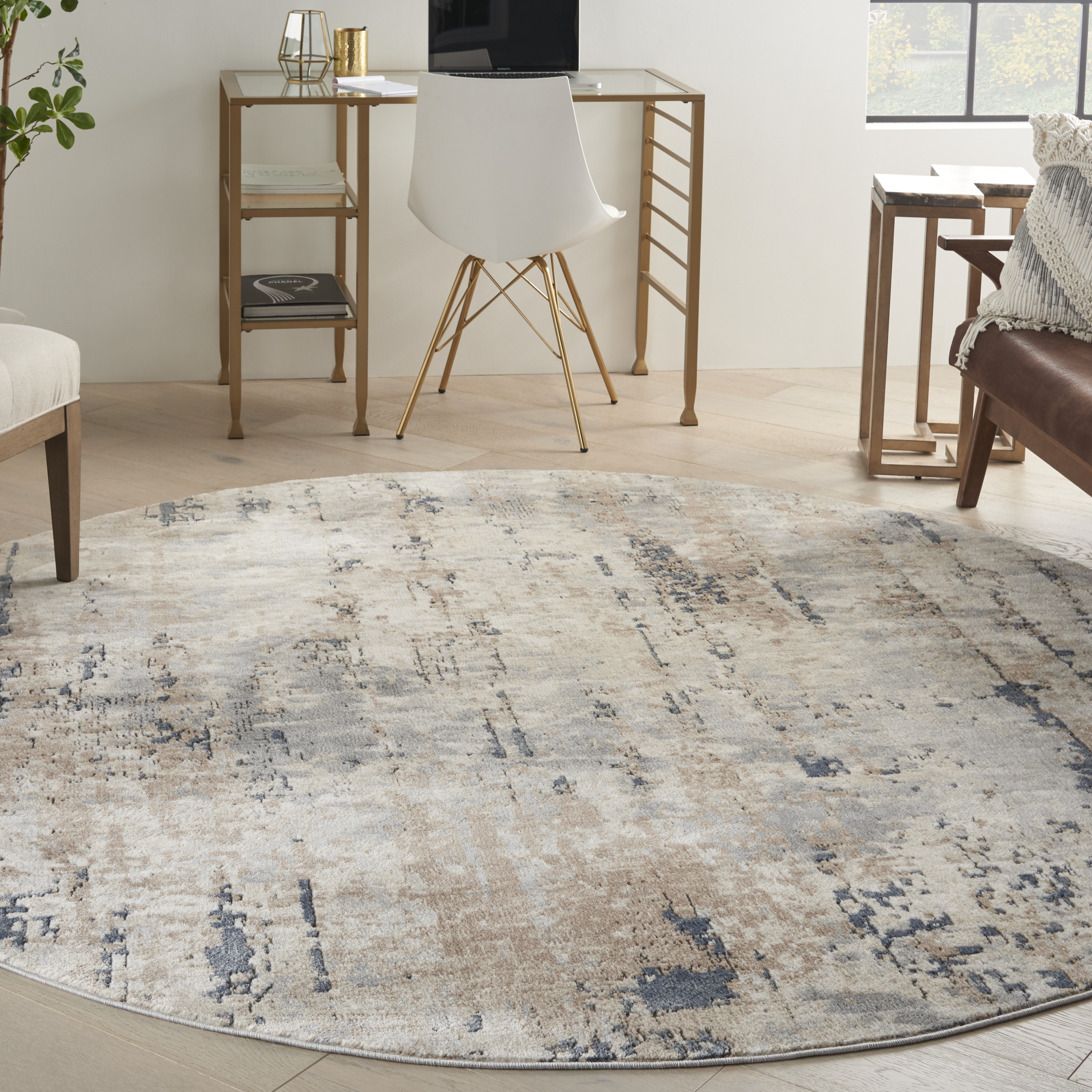 Nourison Quarry 7'10" Round  Rug