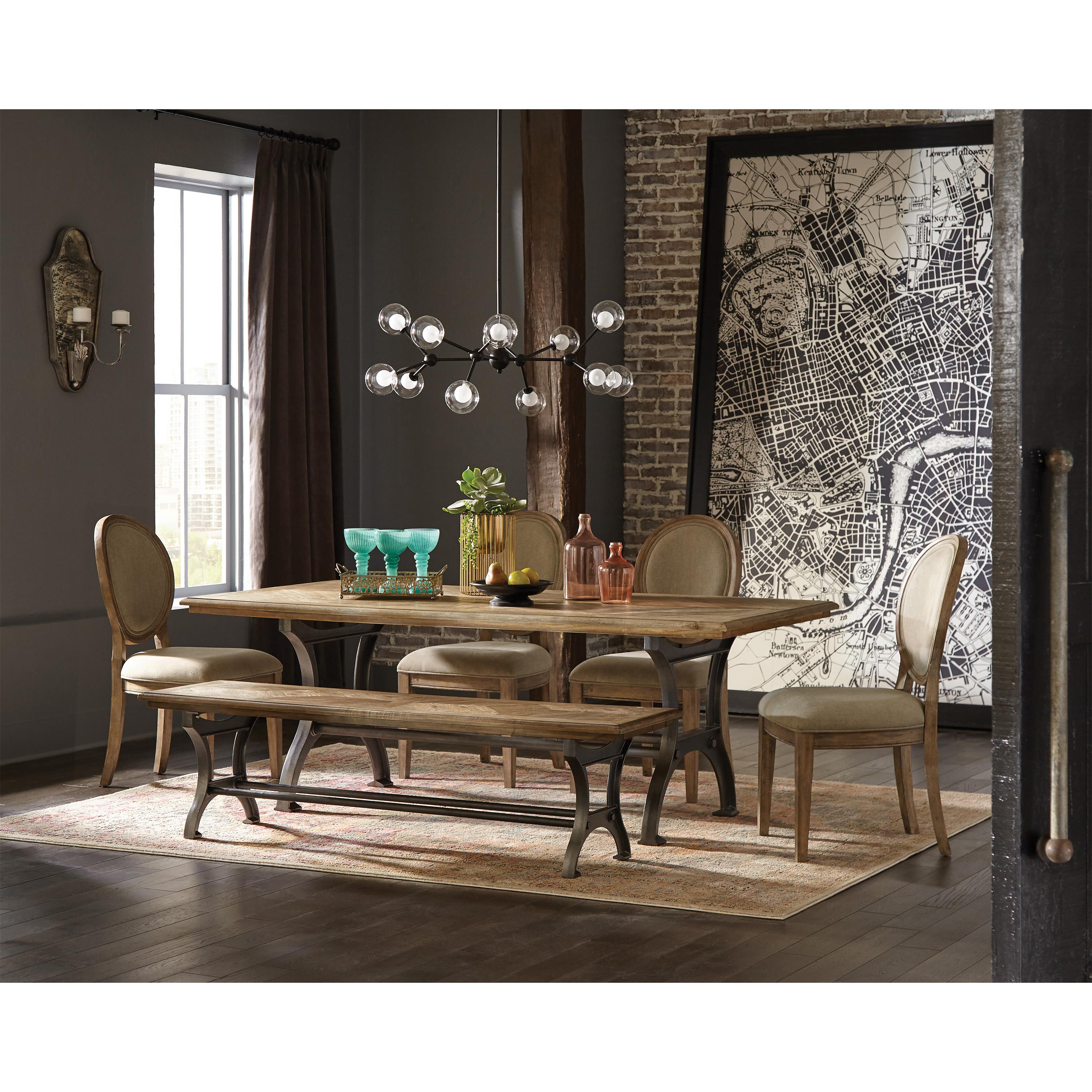 Upholstered Oval Side Chair