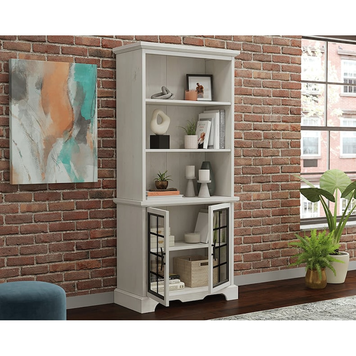 Sauder Carolina Grove 5-Shelf Bookcase