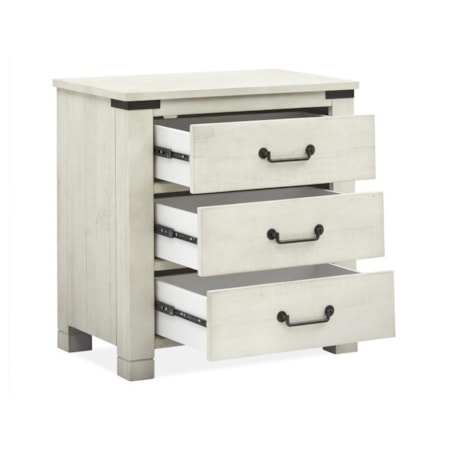 3-Drawer Nightstand