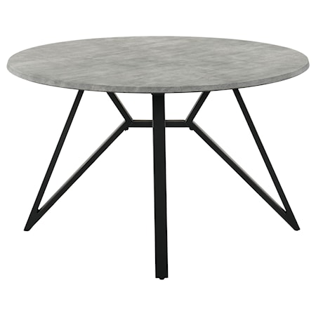 5-piece Dining Table Set Concrete