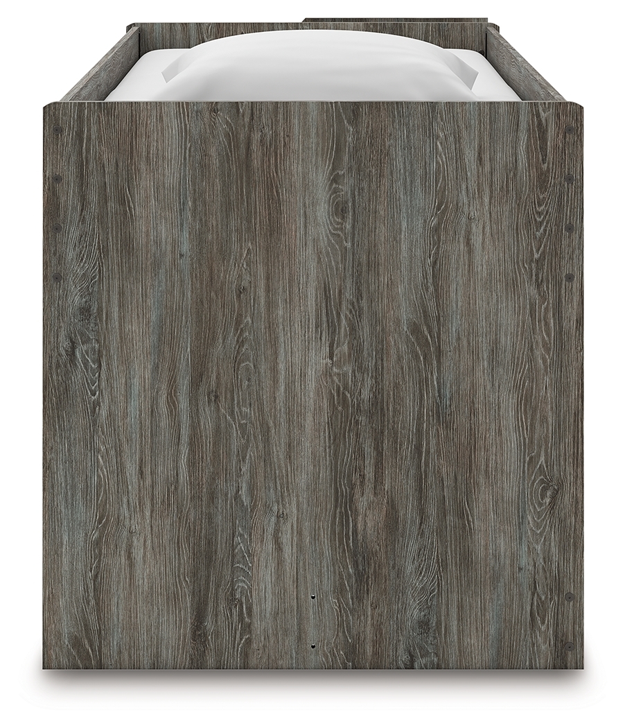 Signature Design by Ashley Frandern Twin Loft Bed w/ Bookcase And Drawer Storage