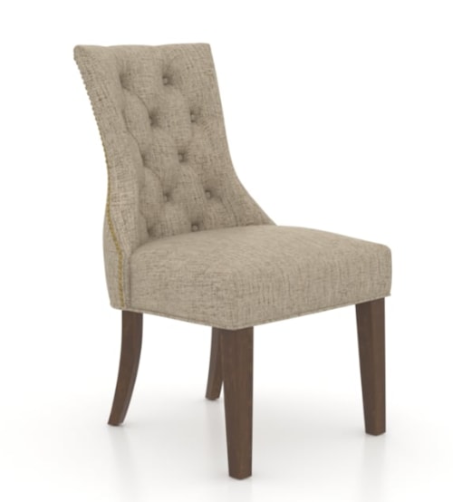 Traditional Customizable Upholstered Side Chair