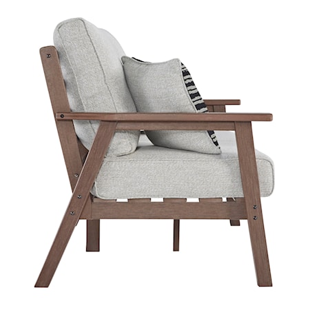 Outdoor Loveseat with Cushion