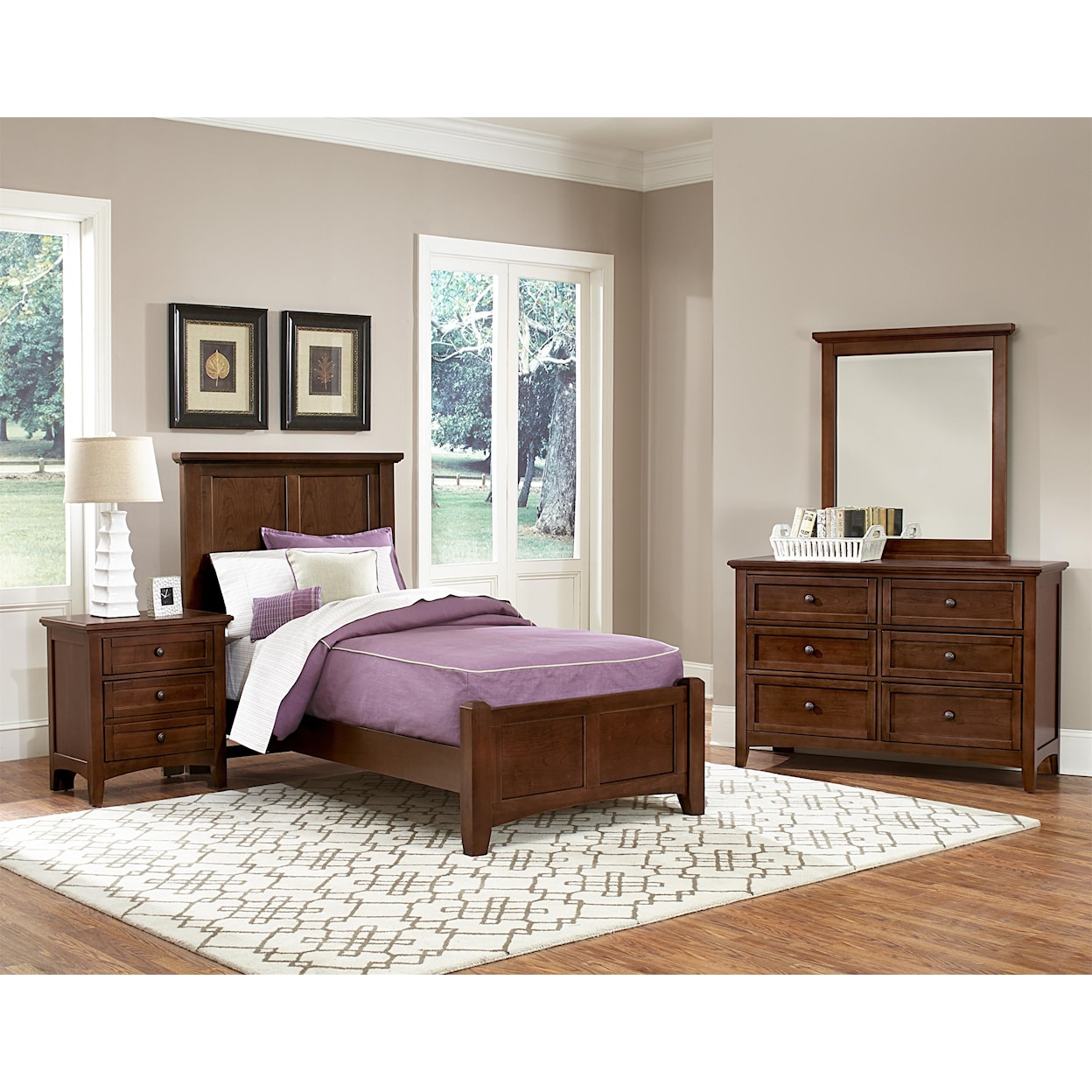 Vaughan-Bassett Bunkhouse Double Dresser