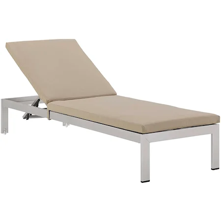 Outdoor Aluminum Chaise