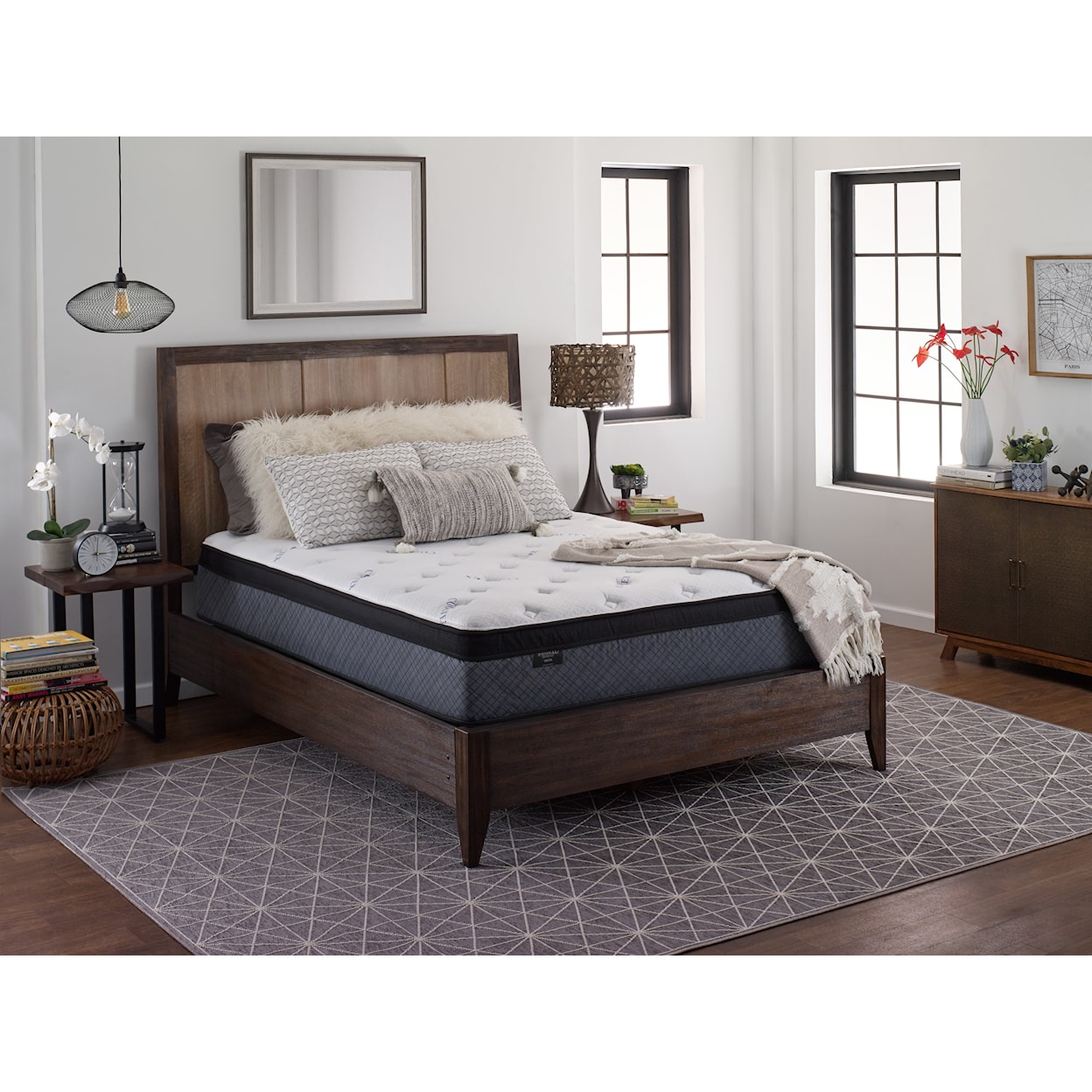 Sherwood Bedding Vista II Medium Euro Top Vista II Medium Ca King Mattress