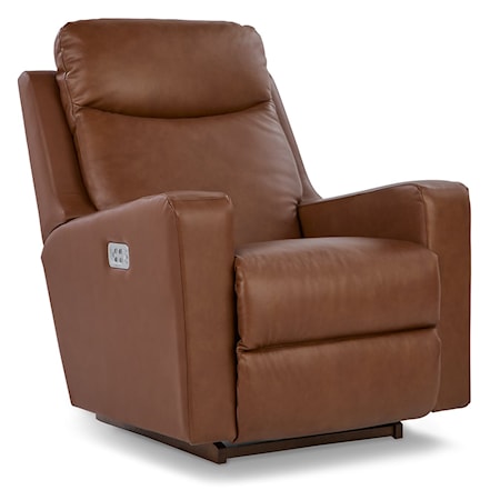 Power Rocking Recliner w/ Headrest &amp; Lumbar